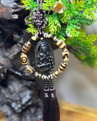 Khánh treo đá DZI - Tượng Phật 