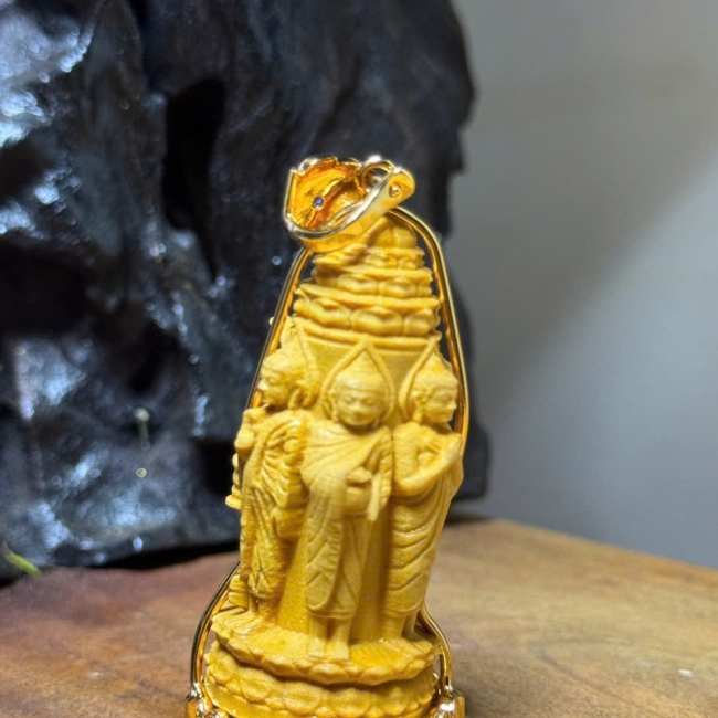 Mặt dây tượng Tam Thế Phật