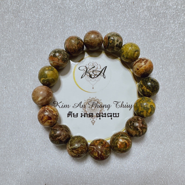 Vòng Tay Đá Jasper Phong Thủy
