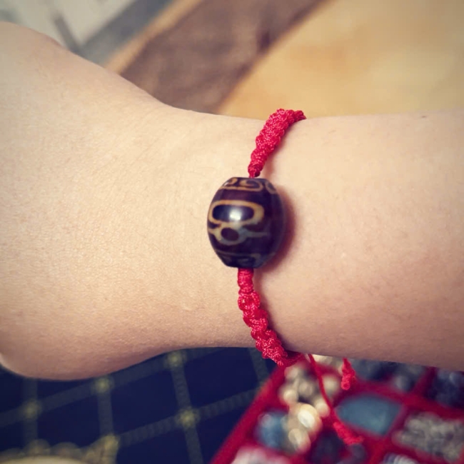 Vòng Tay Kết Cát Tường Dzi Tây Tạng